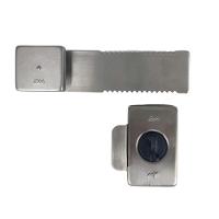 Kit 2 Fechadura De Encaixar Jbm Fc2 Porta De Correr Fechamento Interno 20cm - 2