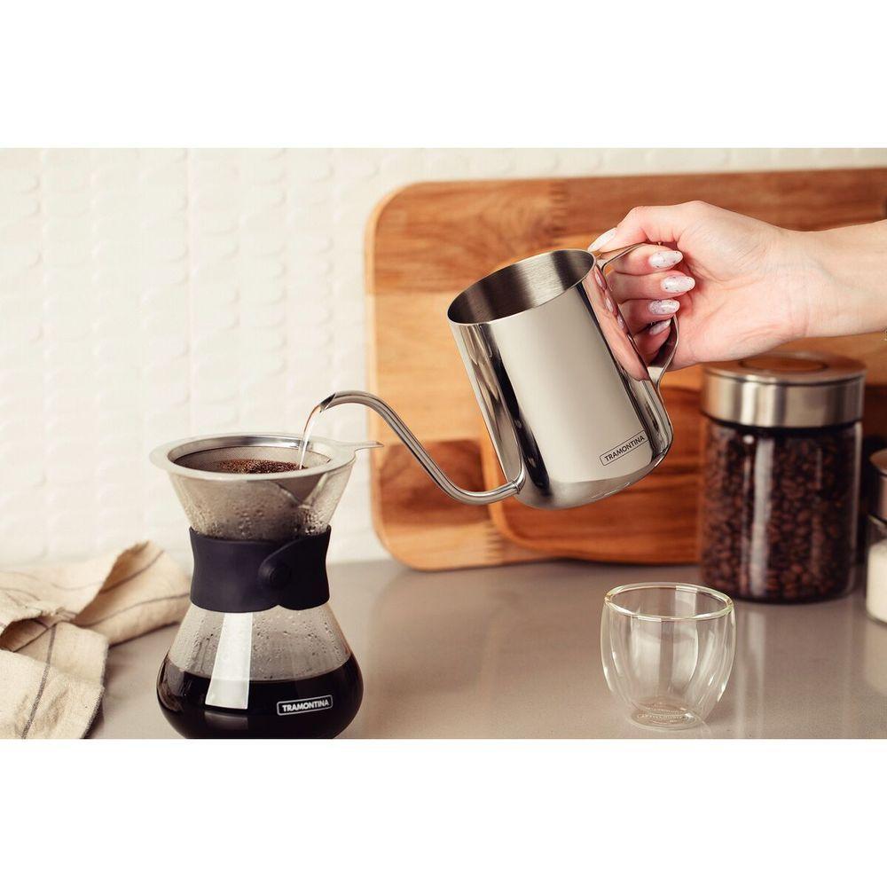 Bule Tramontina Pescoço De Ganso Em Aço Inox 0,6 L - 3