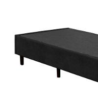 Base Box Solteirão Suede Homequeen Preto 40x96x203 - 3