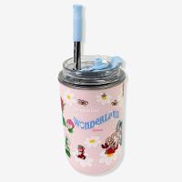 Copo Neo Com Canudo Alice - Disney - 3