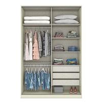 Guarda Roupa Solteiro New Predileto Areia Jequitibá - Henn - 2