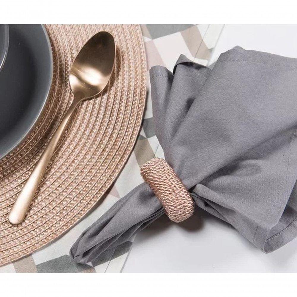 Conjunto Com 4 Argolas Para Guardanapos Rayon Frapê 201132 - Copa & Cia - 2