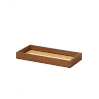 Bandeja Retangular Em Mdf E Rattan 38x18x3,5cm 15670 Mart - 1