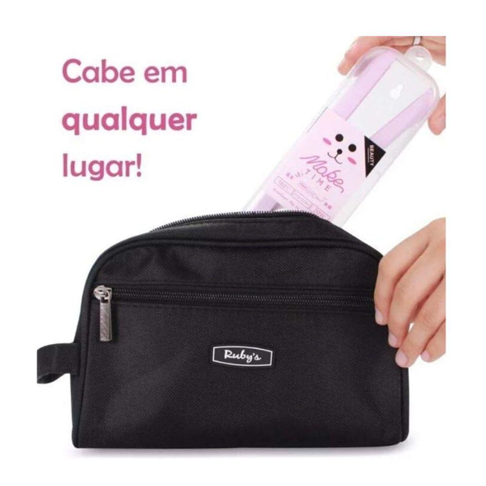 Mini Chapinha Prancha De Bolsa Portátil Cabelo Bivolt - 2