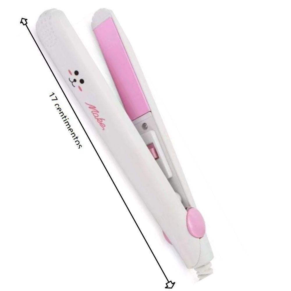 Mini Chapinha Prancha De Bolsa Portátil Cabelo Bivolt - 3