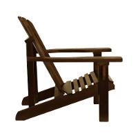 Poltrona Caribe Madeira Imbuia Maciça Assento E Encosto Ripado Stain Imbuia