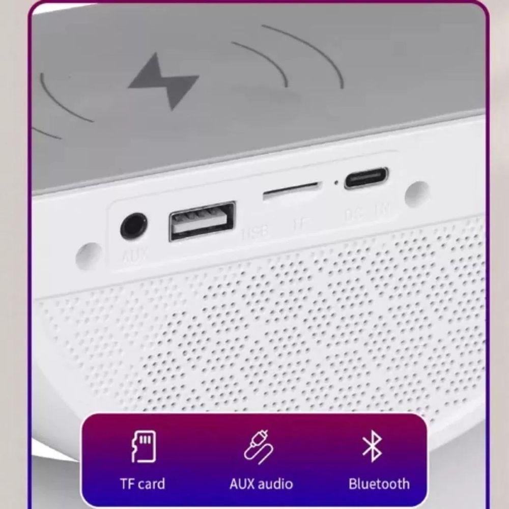 Luminária De Mesa G Speaker Smart Station Bluetooth Com Som - 4