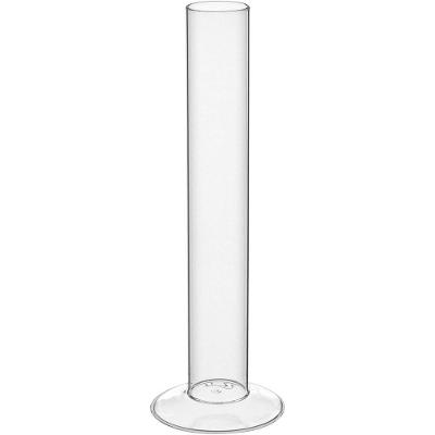 Vaso Decorativo Enfeite Casa Tubo Home&co Borossilicato 25x8x8cm Transparente
