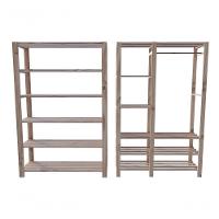 Aparador Conjunto 190cm C/ Maleiro Vazado Home Office - 4