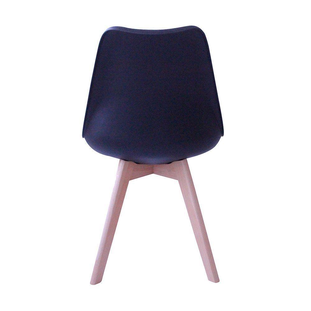 Kit 2 Cadeiras Siena Com Estrutura Em Polipropileno Fratini Preto - 3