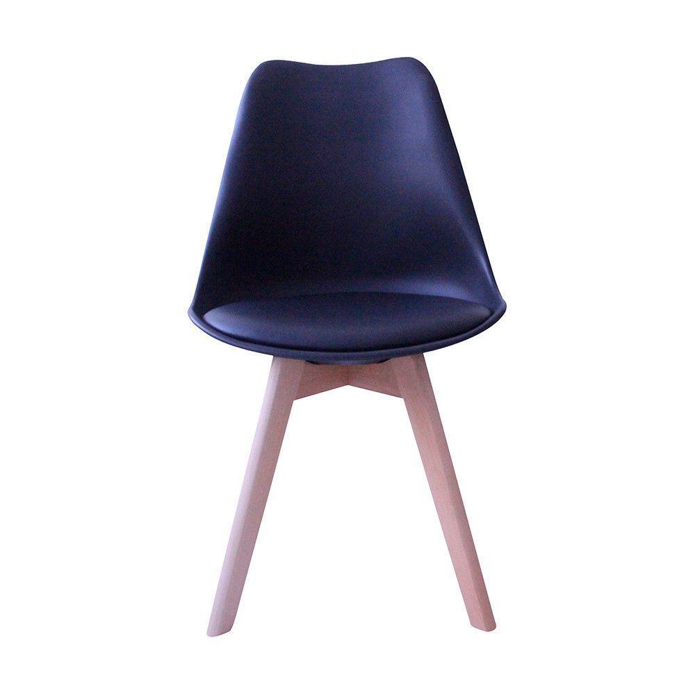 Kit 2 Cadeiras Siena Com Estrutura Em Polipropileno Fratini Preto - 6