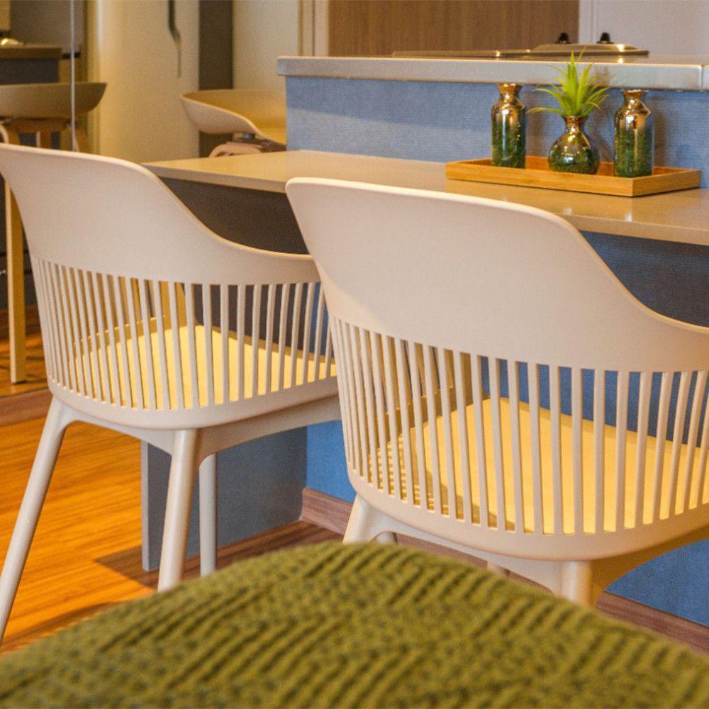 Kit Com 2 Cadeiras Montreal Com Estrutura Em Polipropileno Nude - 4