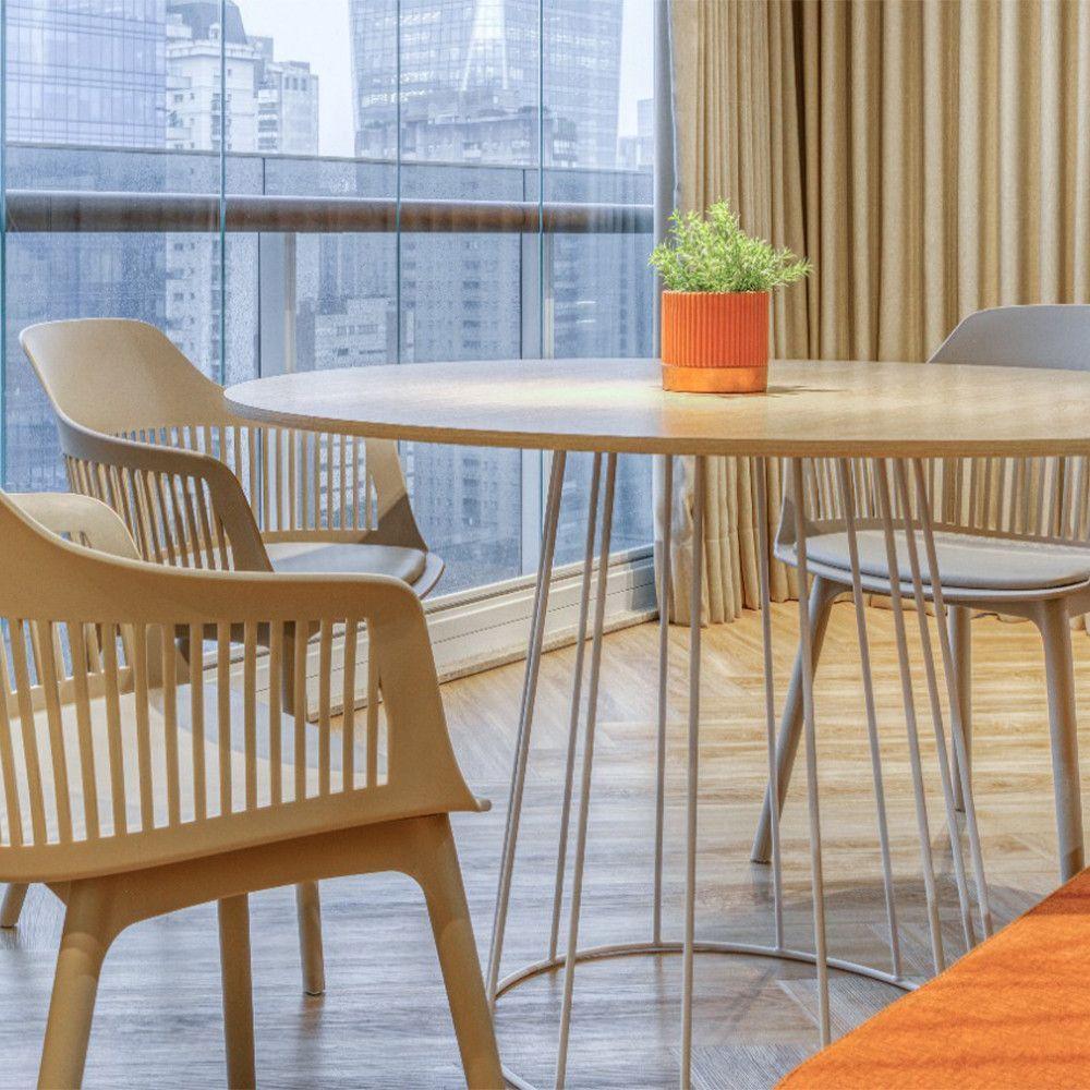 Kit Com 2 Cadeiras Montreal Com Estrutura Em Polipropileno Nude - 6