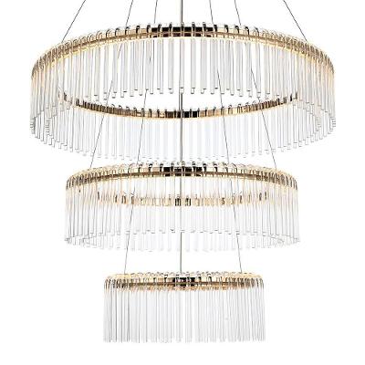 Lustre Pendente Nordecor Gouli 2892 Ouro Brilho Led Bivolt