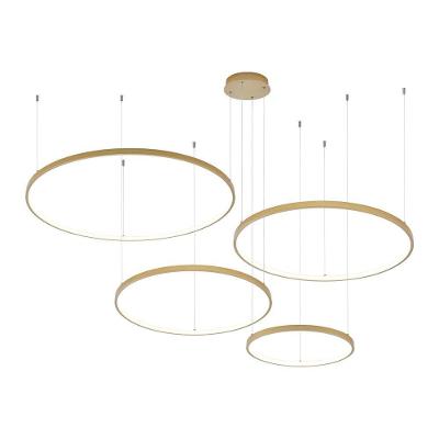 Lustre Pendente Astraled Bevis Pl-9738 Dourado Led Bivolt Dourado Pl-9738