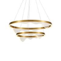Lustre Pendente Astraled Lomy Pl-9855 Dourado Led Bivolt Dourado Pl-9855 - 1
