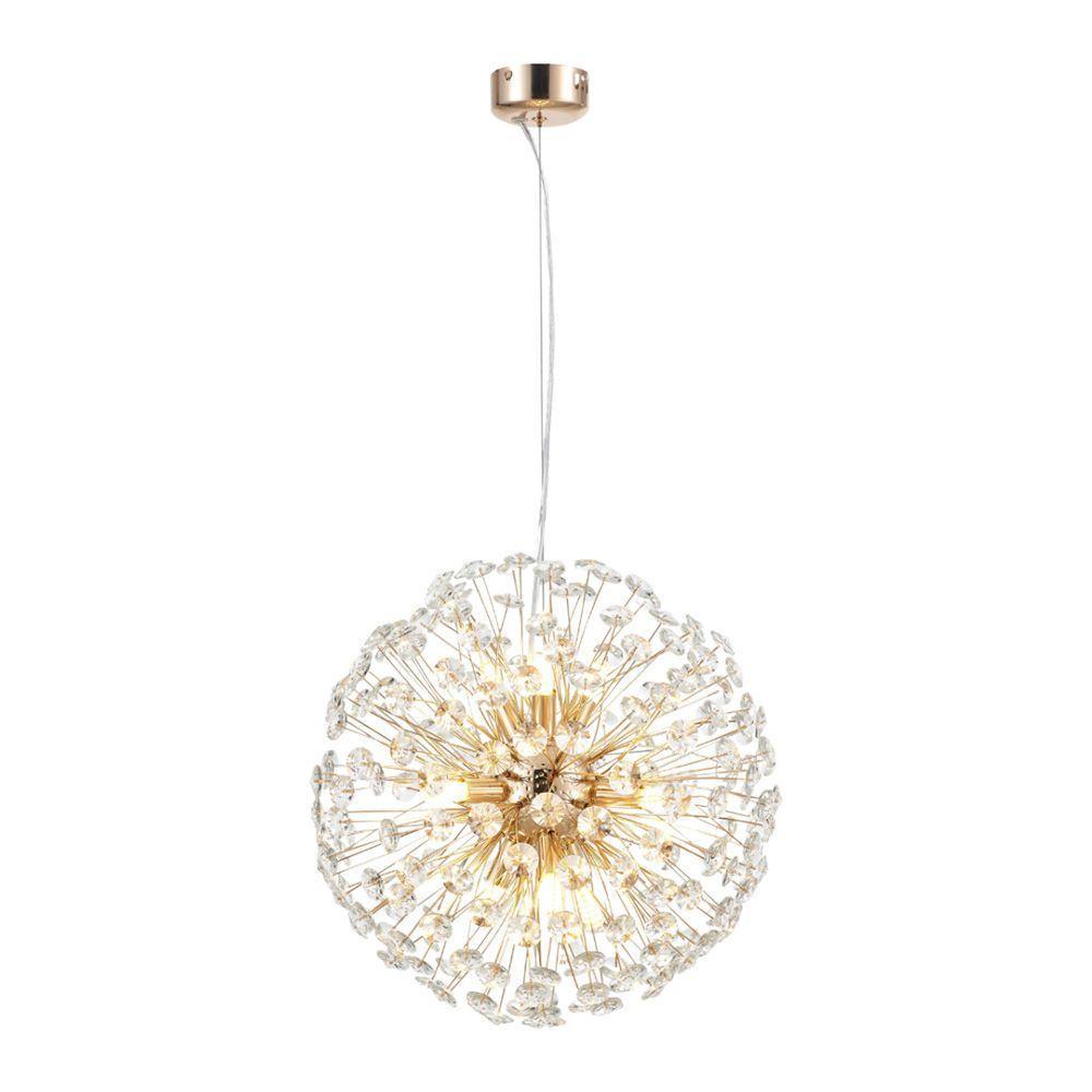 Lustre Pendente Astraled Buna Pt-1044 Dourado Brilho G9 Bivolt Dourado Pt-1044 - 3