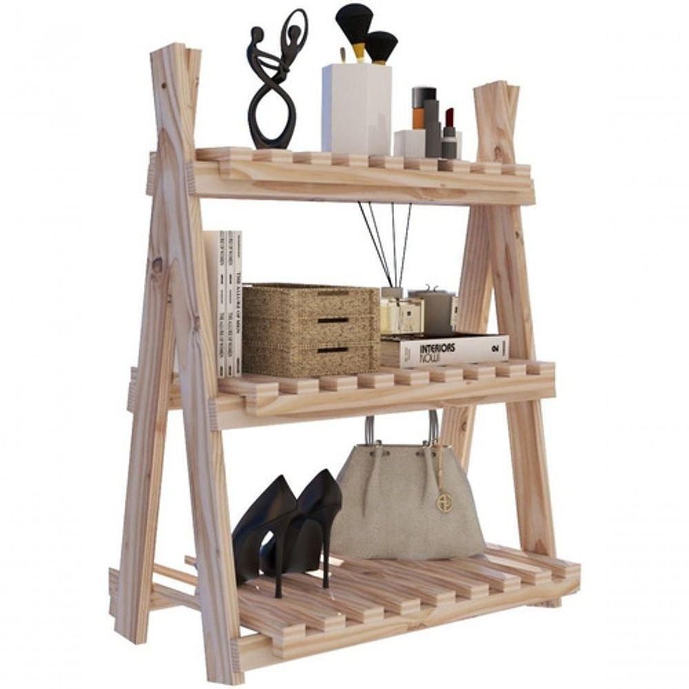 Organizador 3 Nichos Organizar P/ Revistas 95cm Aparador Ofera - 1