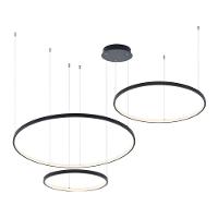 Lustre Pendente Astraled Bevis Pl-9732 Preto Led Bivolt Preto Pl-9732 - 1