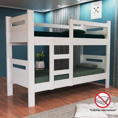 Beliche Solteiro Em MDF Compacto Para Hotel Chácara E Pousada