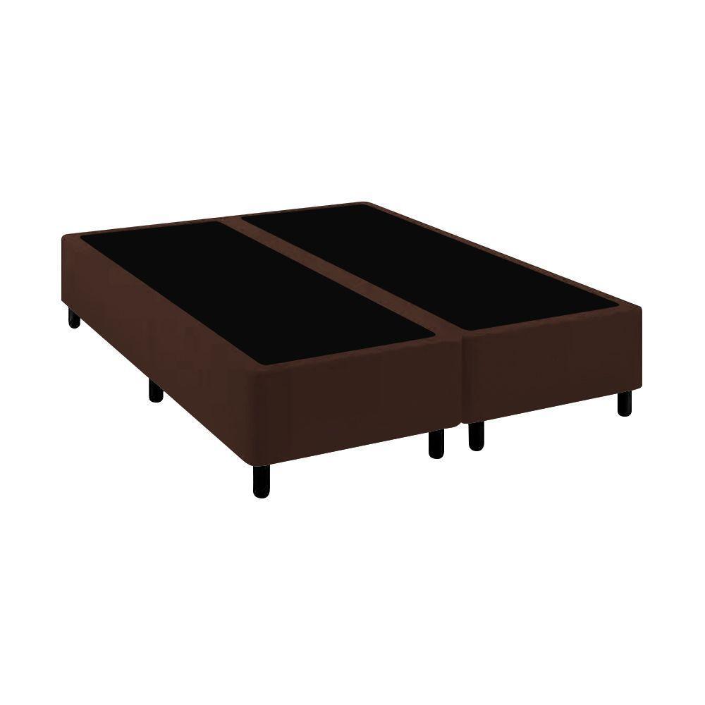 Base Cama Box Premium King Comum Marrom - 1