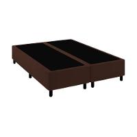 Base Cama Box Premium King Comum Marrom - 1