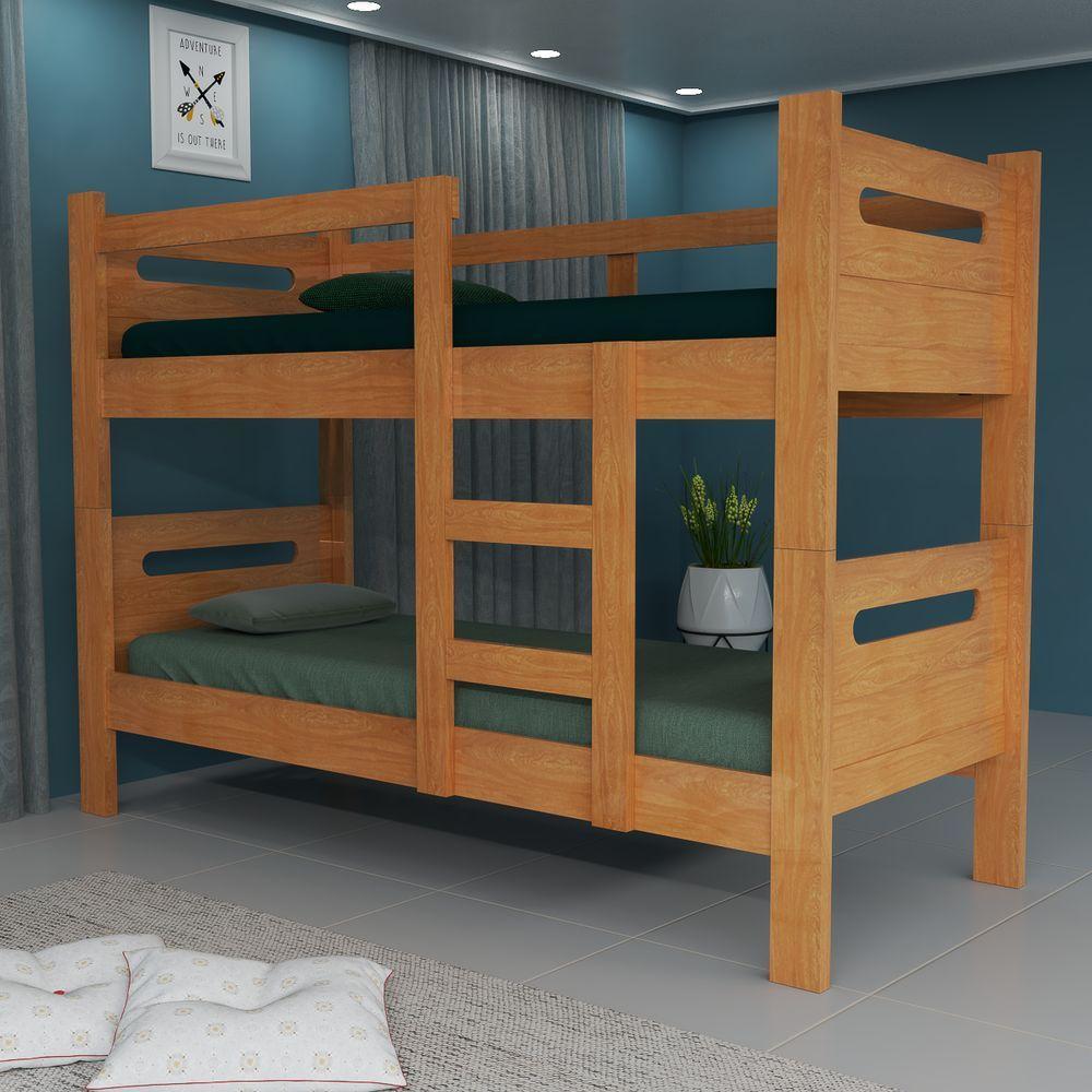 Beliche 2 Andares Cor Cerejeira MDF Alta Qualidade Moderno - 1