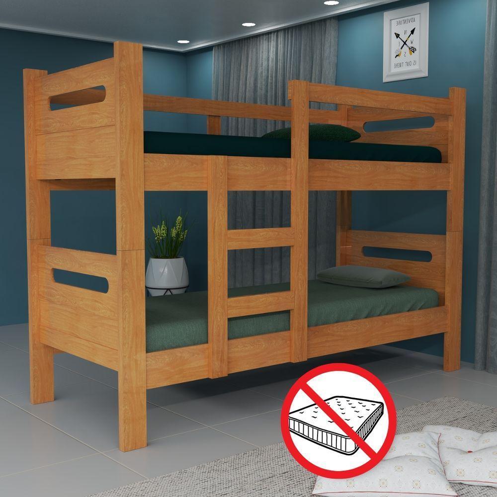 Beliche 2 Andares Cor Cerejeira MDF Alta Qualidade Moderno - 4