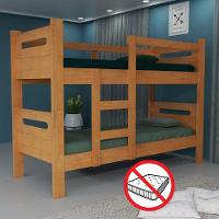 Beliche 2 Andares Cor Cerejeira MDF Alta Qualidade Moderno - 4