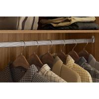 Módulo De Quarto Solteiro Guarda Roupa 71140k Irlanda C- 2 Portas E 3 Gavetas Amendola-branco - 9