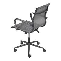 Cadeira De Escritório Eames Dark Esteirinha Baixa Tela - Cinza - 2