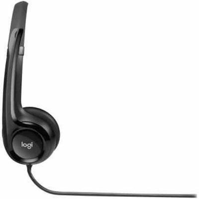 Fone De Ouvido Com Mic Logitech H390 Usb Couro