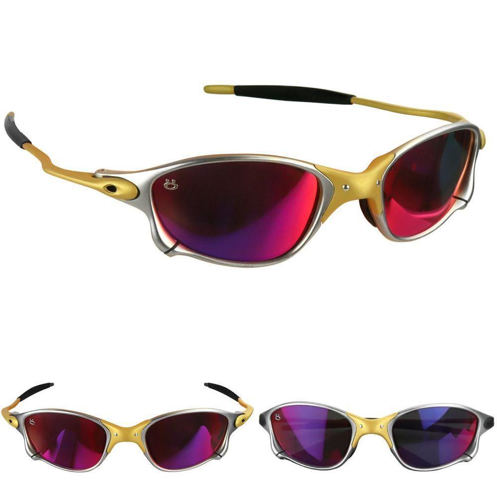 Oculos De Sol Mandrake Lupa Juliet Protecao Uv Metal Case Todo Metal Estiloso Roxo Presente Casual - 1