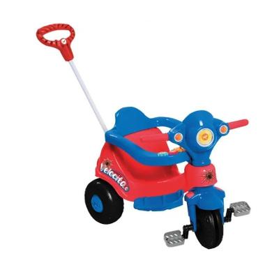 Triciclo Passeio Infantil Calesita Velocita 2 Em 1 Vermelho