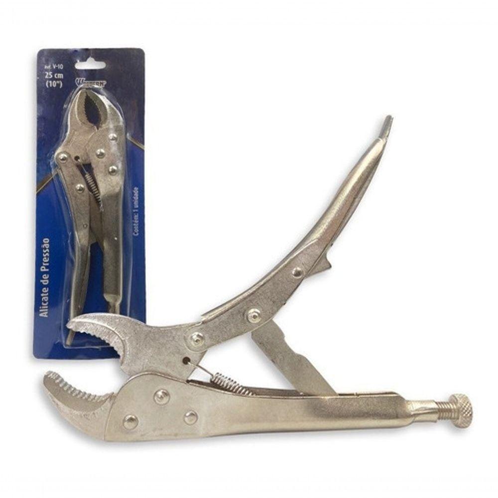 Alicate De Pressão 10 Polegadas 250mm Mordente Curvo - Ferramenta De Alta Qualidade Para Trabalhos Precisos E Eficientes - 1