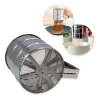 Caneca Peneira Polvilhadora Com Tela E Mexedor - Aço Inox A Solução Perfeita Para Peneirar, Polvilhar E Mexer Ingredient - 3