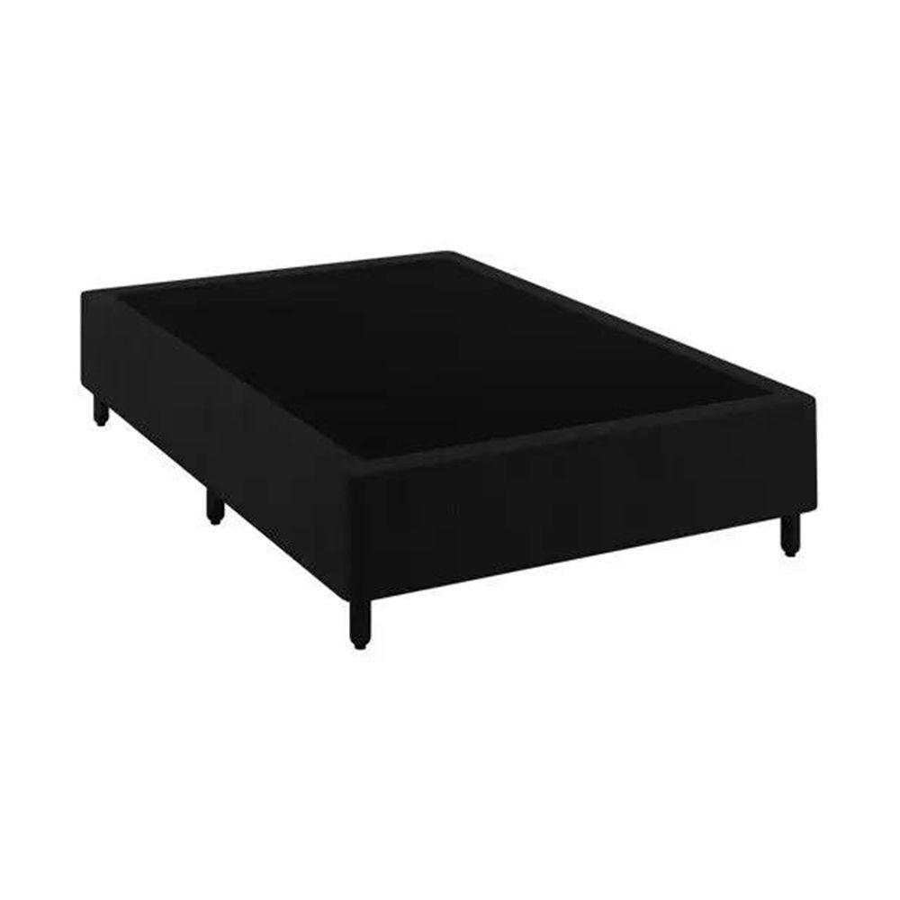 Base Cama Box Casal Comum Preto - 1