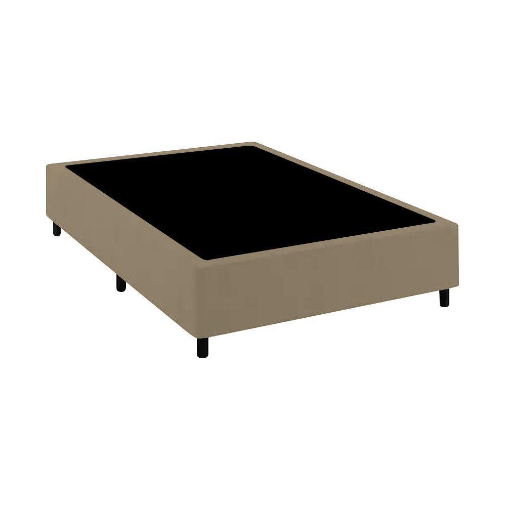 Base Cama Box Casal Comum Bege - 1