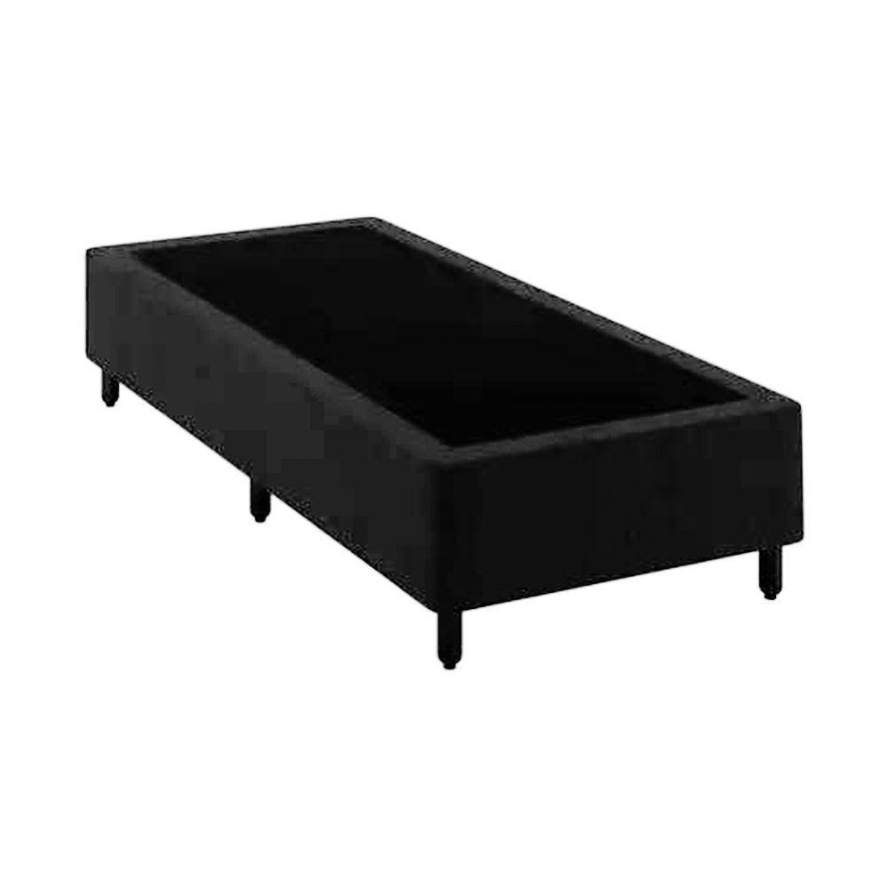 Base Cama Box Solteiro Comum Preto - 1