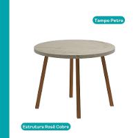 Conjunto Sala De Jantar 4 Cadeiras Roman Carraro Petra E Rosê - 3