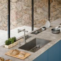 Cuba De Embutir/sobrepor Bistrô Docol 70x40x20 Cm Aço Inox Escovado Com Acessórios - 3