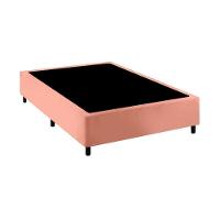 Base Cama Box Casal Comum Rosa - 1