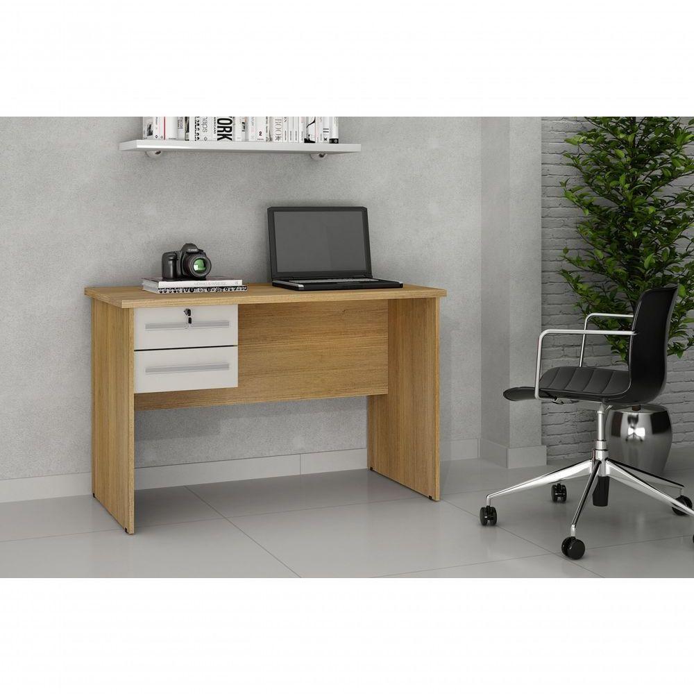 Escrivaninha Mesa Para Computador Byte 2 Gavetas Com Chave Valdemoveis - 2