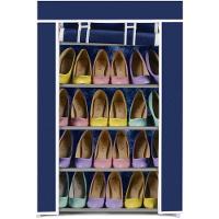 Sapateira Grande 5 Prateleiras Estante Organizador Armario Portatil Desmontavel Para Tenis Calçados Com Ziper - 2