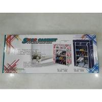 Sapateira Grande 5 Prateleiras Estante Organizador Armario Portatil Desmontavel Para Tenis Calçados Com Ziper - 4