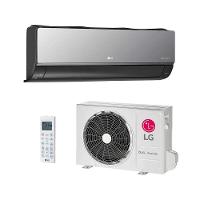 Ar Condicionado Split LG Hi Wall Inverter Voice Artcool +AI 12.000 Btu/h Frio Monofásico Cinza Escuro/espelhado S3-Q12JAR1K 220V - 1