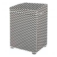 Capa De Máquina De Lavar Zigzag Forrada G - Proteção Extra - 1