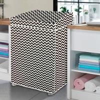 Capa De Máquina De Lavar Zigzag Forrada G - Proteção Extra - 3