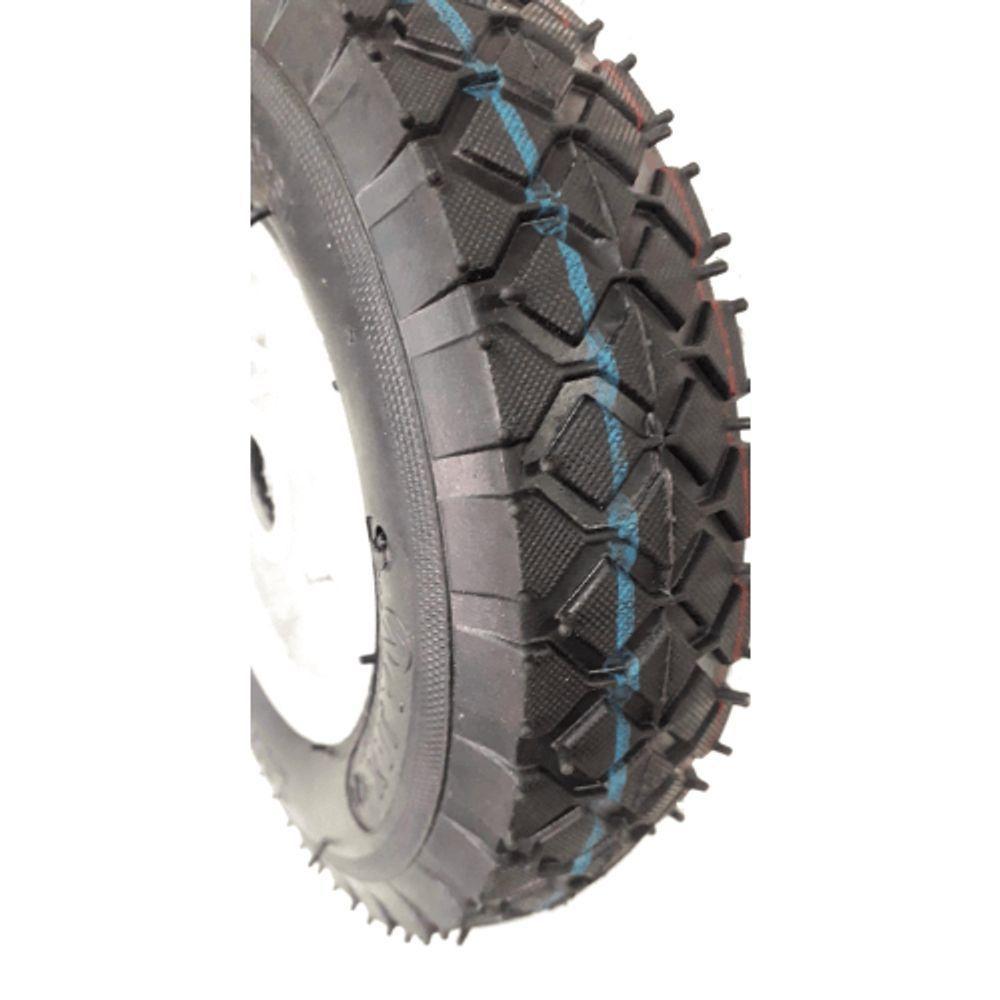 Roda Pneu 250 X 4 Carrinho De Carga 4 Lonas 7/8 Rolete - 2