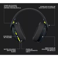 Fone De Ouvido Gamer G435 Logitech Bluetooth - 6
